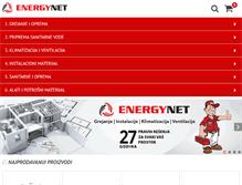 Tablet Screenshot of energynet.rs